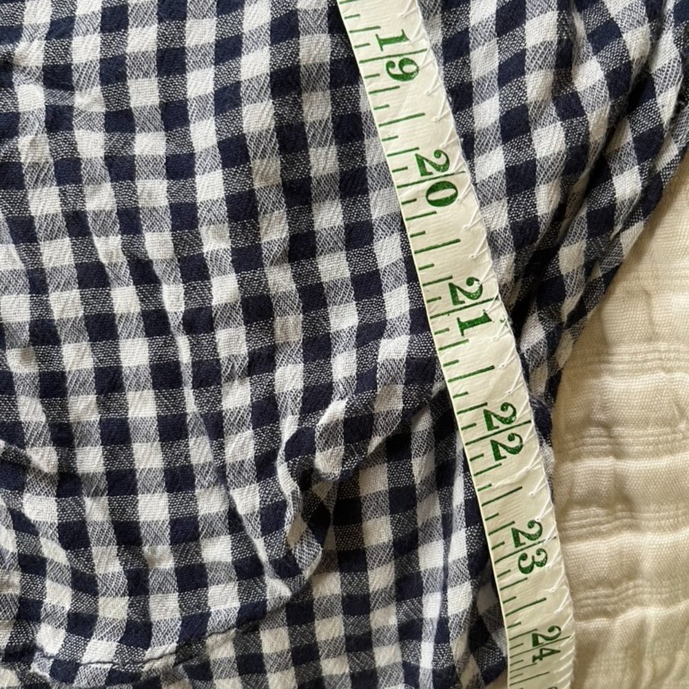 American Eagle Button Down Gingham Check Shirt - S - image 4